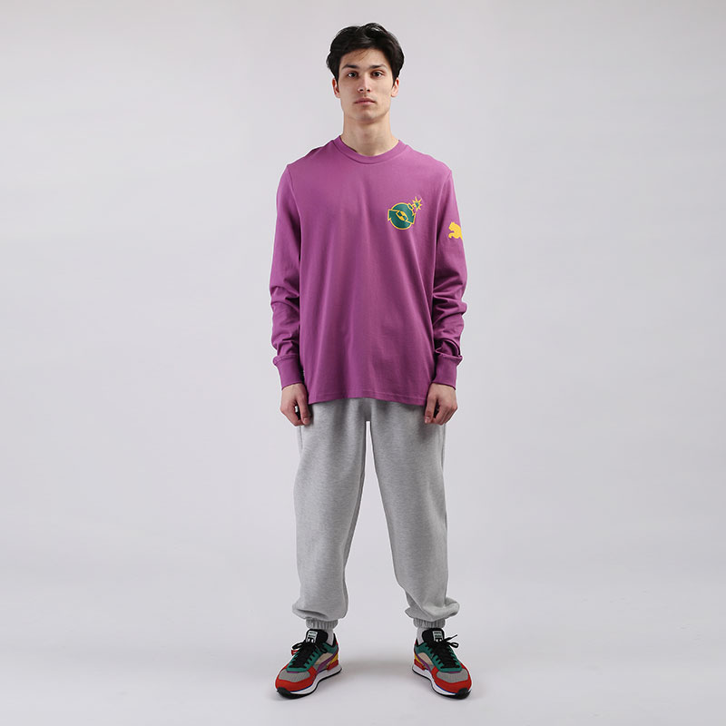 мужские серые брюки PUMA x The Hundreds 59831604 - цена, описание, фото 5